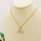 BUBBLE LUXURY INITIAL ~ Collana maxi iniziale bombata zirconata bubble + catena diamantata torchon + pendente a scelta
