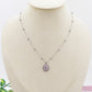 HOLY COLOURS SILVER  - Collana ACCIAIO con madonnina e cubic zirconia