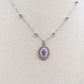 HOLY COLOURS SILVER  - Collana ACCIAIO con madonnina e cubic zirconia