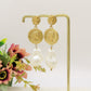 VENUS baroque pearls - PAIA Orecchini pendenti con perla barocca XL in ACCIAIO INOSSIDABILE