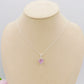 CONNIE 10mm ~ ARGENTO 925 ~ Collana con pendente cuore 10mm in cubic zirconia