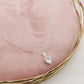 CONNIE 10mm ~ ARGENTO 925 ~ Collana con pendente cuore 10mm in cubic zirconia