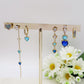 CHERIE COLOURS SET - ACCIAIO INOSSIDABILE - 6 Orecchini pendenti in cubic zirconia a forma di cuore