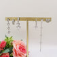 CHERIE COLOURS SET - ACCIAIO INOSSIDABILE - 6 Orecchini pendenti in cubic zirconia a forma di cuore