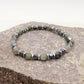 HARALD Bracciale in pietra Naturale - UOMO - ACCIAIO inossidabile