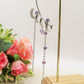 FAIRY EARCUFF ~ ACCIAIO Inossidabile orecchino integrale SENZA FORI con cuori e cubic zirconia