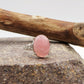 ZOYSA XL ~ Anello regolabile in QUARZO ROSA naturale