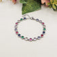 CINDY ~ ACCIAIO INOSSIDABILE - bracciale Tennis con Cubic Zirconia rotondi