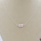 ATHENA ~ Girocollo con Perle Keshi barocche naturali ARGENTO 925