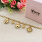 SACRED CHARMS ~ Bracciale ACCIAIO INOSSIDABILE con pendenti maxi e medi cuore sacro
