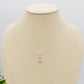 LORELEI goccia ~ ARGENTO 925 ~ Collana con pendente goccia in cubic zirconia