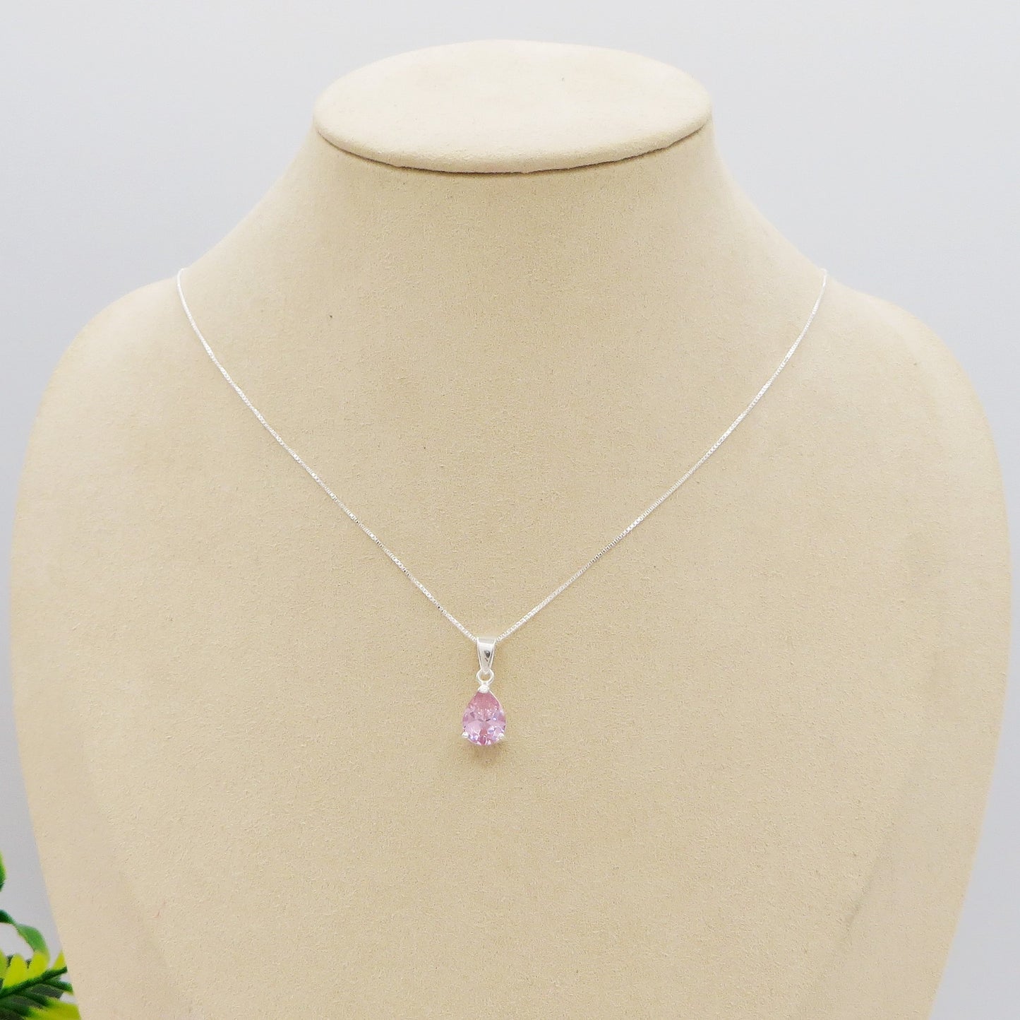 LORELEI goccia ~ ARGENTO 925 ~ Collana con pendente goccia in cubic zirconia