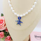 REEF BAROQUE PEARLS Collana ~ Collana con perle barocche e stella marina