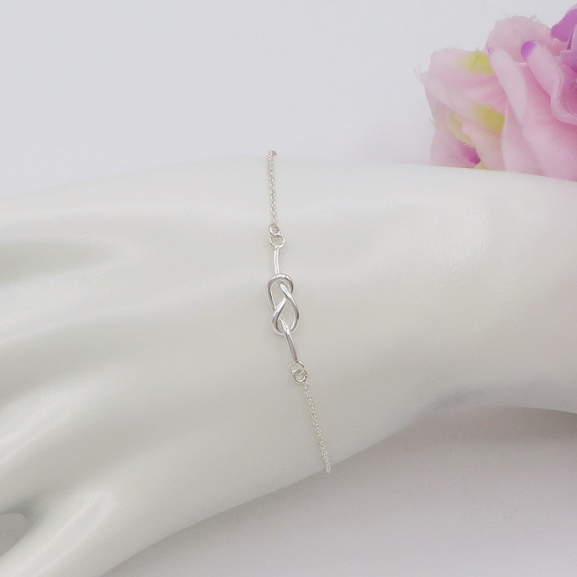 ALBA ~ ARGENTO 925 ~ BRACCIALE con nodo