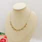NATALIE ~ Tennis Choker doppio girocollo in ACCIAIO INOSSIDABILE con cubic zirconia taglio baguette