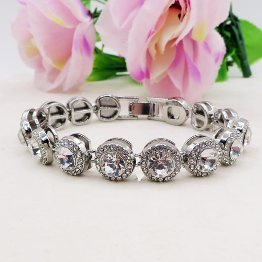 AIDA -  Bracciale Tennis con Cubic Zirconia rotondi