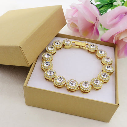 AIDA -  Bracciale Tennis con Cubic Zirconia rotondi