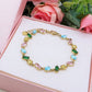 GLOWY RAINBOW ~ ACCIAIO INOSSIDABILE - bracciale Tennis con Cubic Zirconia