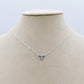 ATHALIA mini butterfly ~ ARGENTO 925 ~ Collana con farfalla in cubic zirconia