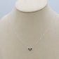 ATHALIA mini butterfly ~ ARGENTO 925 ~ Collana con farfalla in cubic zirconia
