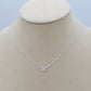 ATHALIA mini butterfly ~ ARGENTO 925 ~ Collana con farfalla in cubic zirconia