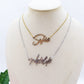 Collana BRILLIANT NAME - NOME PERSONALIZZATO in Acciaio Inossidabile con cubic zirconia