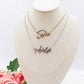 Collana BRILLIANT NAME - NOME PERSONALIZZATO in Acciaio Inossidabile con cubic zirconia