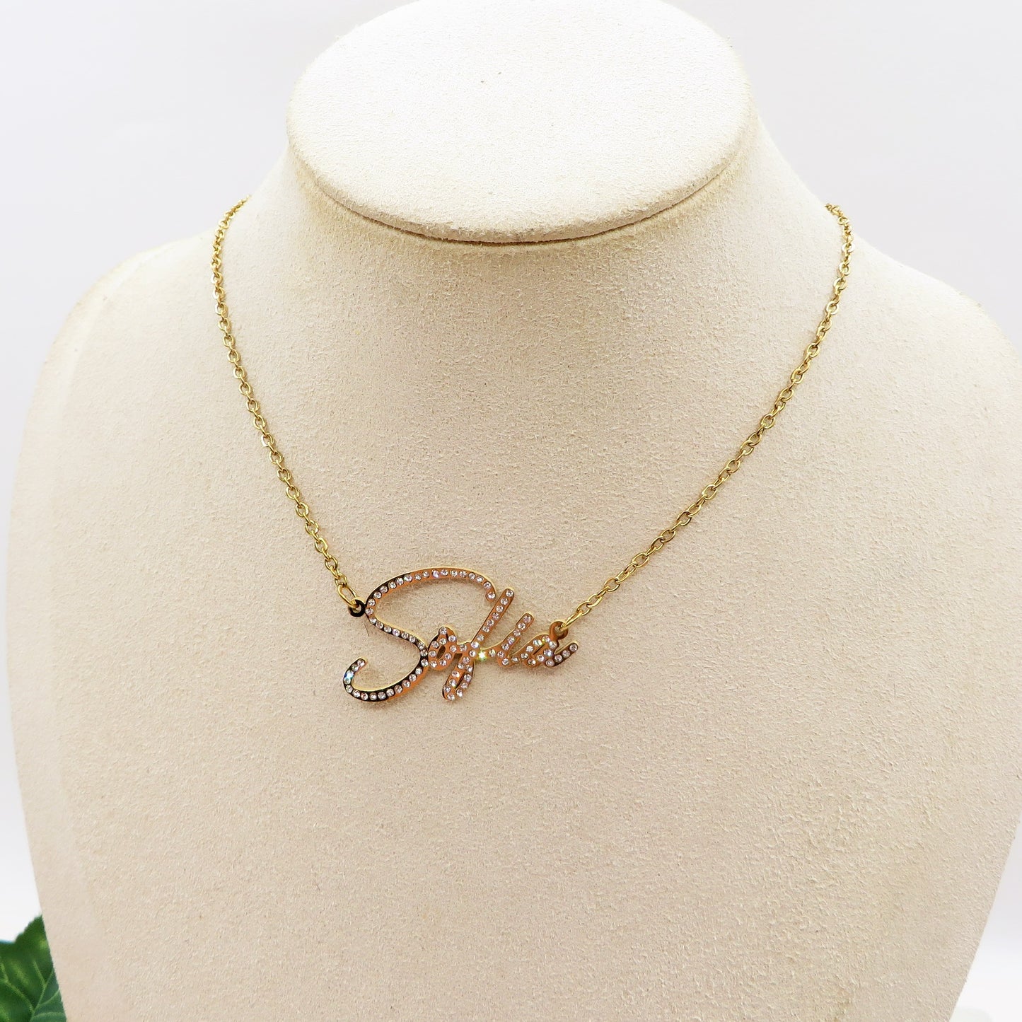 Collana BRILLIANT NAME - NOME PERSONALIZZATO in Acciaio Inossidabile con cubic zirconia