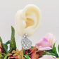 DROP HOLIDAY ~ Orecchini goccia con pietre, glitter e cristalli