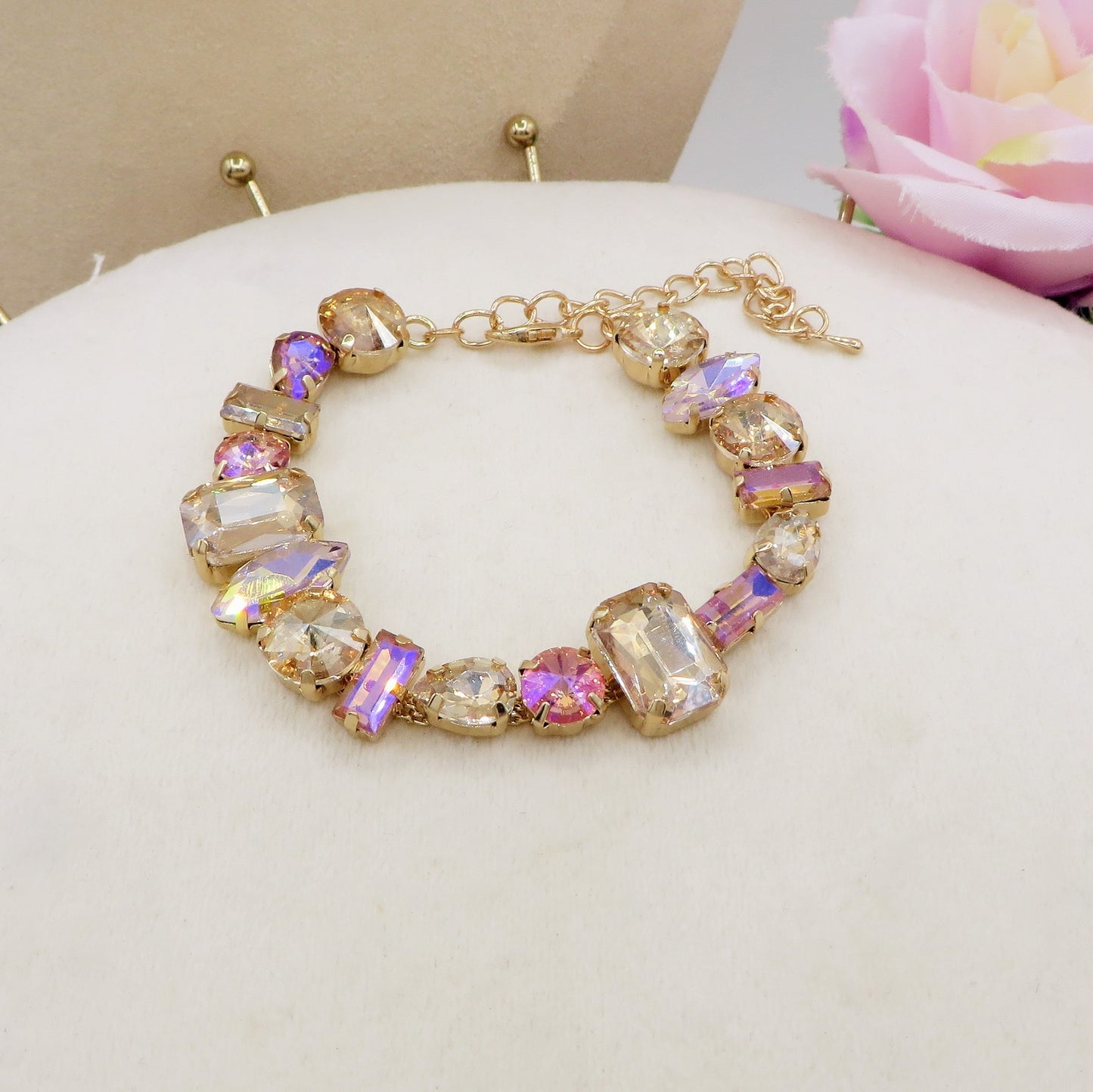COLETTE ~ Bracciale con pietre sfaccettate LUCE COLLECTION