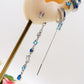 DEGRADE' COLOURS SET - ACCIAIO INOSSIDABILE - 6 Orecchini pendenti in cubic zirconia