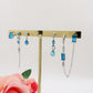 ROSHANA SET - ACCIAIO INOSSIDABILE - 6 Orecchini pendenti in cubic zirconia
