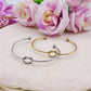 ALBA ~ Acciaio Inossidabile - Bracciale donna e uomo con nodo