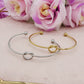 ALBA ~ Acciaio Inossidabile - Bracciale donna e uomo con nodo