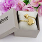 DOUBLE LOVE ~ Acciaio Inossidabile - Bracciale rigido doppia cuore bombè