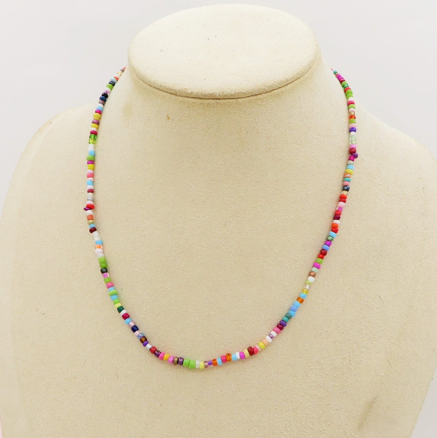 SUMMER BEADS - Collana perline e ACCIAIO inossidabile colori brillanti