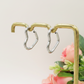 HEART HOOPS - ACCIAIO INOSSIDABILE - Paio orecchini cerchi a cuore
