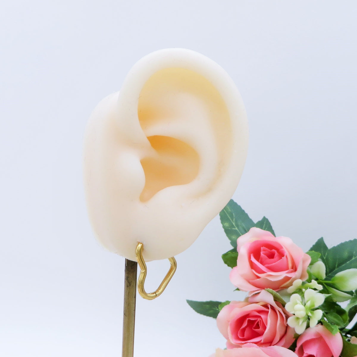 HEART HOOPS - ACCIAIO INOSSIDABILE - Paio orecchini cerchi a cuore