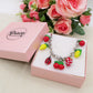 SUMMER IN ITALY - ACCIAIO inossidabile - Collana catena charms frutta estiva