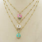TINKERBELL RAINBOW - ACCIAIO INOSSIDABILE- Collana con pendente campanella smaltata + Catenina rosario