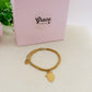 HUMAN HEART charm BRACCIALE  Pallini ~ ACCIAIO inossidabile - Bracciale cuore anatomico con ciondoli