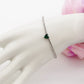 AURORA slim ~ ACCIAIO INOSSIDABILE - Bracciale tennis in cubic zirconia con cuore centrale