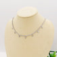 ASTRA ~ ACCIAIO INOSSIDABILE -Collana tennis in cubic zirconia con stelline