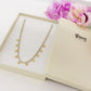 ASTRA ~ ACCIAIO INOSSIDABILE -Collana tennis in cubic zirconia con stelline