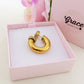 OLIVIA Chunky EARCUFF & Hoop 2 in 1 ~ ACCIAIO Inossidabile orecchino con e Senza buco