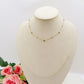 LOVELY ~ ARGENTO 925 ~ Collana con cuoricini bombè + cubic zirconia AAA