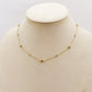 LOVELY ~ ARGENTO 925 ~ Collana con cuoricini bombè + cubic zirconia AAA