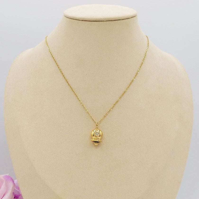 Tinkerbell - Collana In Argento Sterling Con Ciondolo Fatina E Zirconi - Gioiello Ufficiale