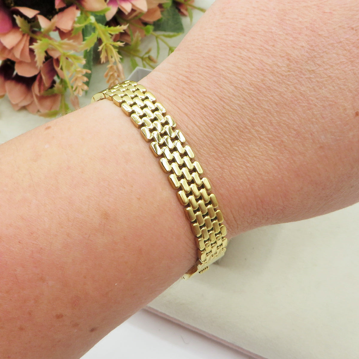 PARIS ~ Bracciale manetta catena VINTAGE in acciaio inossidabile 316L