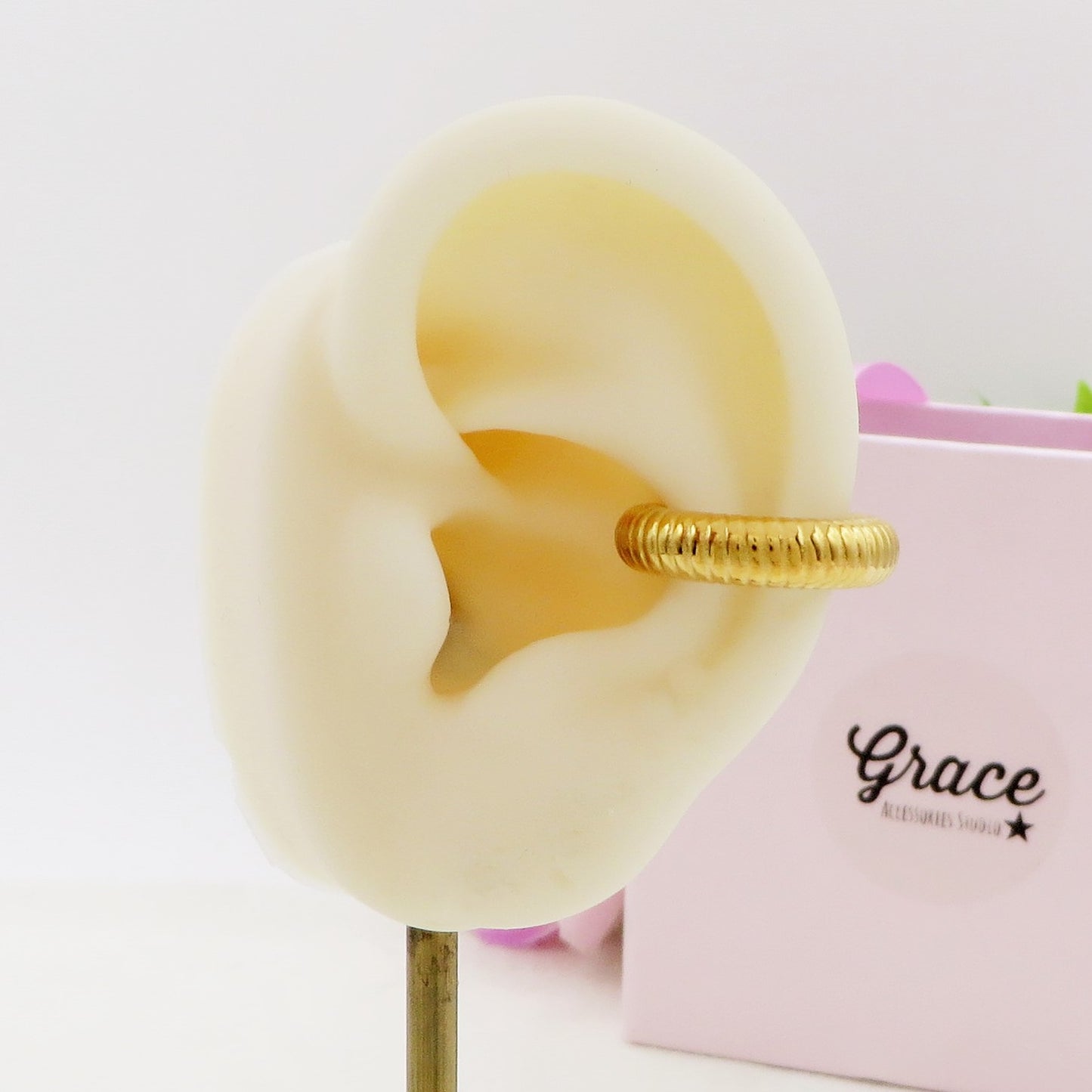 ARIZONA EARCUFF ~ ACCIAIO Inossidabile orecchino Senza buco